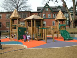 friends Central school playground Wynnewood, PA