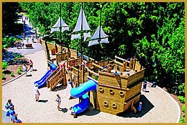 Pirate ship fantasy playground with Playwood