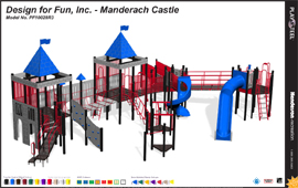 Manderach Castle Playground in New York City