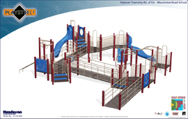 Henderson Playsteel playground in Fairfax County, VA