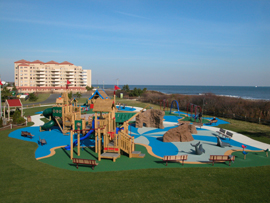 seven Presidents Park playground in Long branch New Jersey